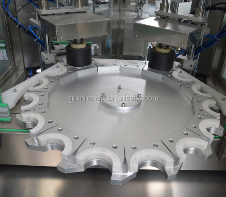 High Speed Automatic Vacuum Capping Machine for Glass Bottle Jar Electric Chuck Type