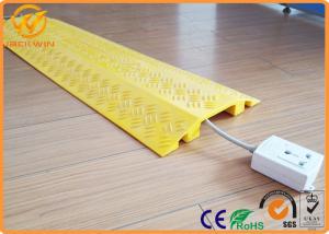 China Plastic Single Channel Indoor Cable Protector Ramp Light Duty 1000 * 250 * 45 mm factory