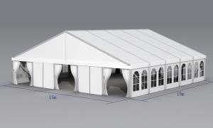 China Trong ABS Wall Outdoor Warehouse Tent Waterproof Canvas Fabric Tent factory