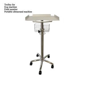 China Height Adjustable Mobile Trolley Ultrasound Machine ECG Machine For Mindary on sale