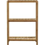 Professional 3 Tier Wooden Bathroom Shelves 31.5" H X 22.1" W X 10.25" D