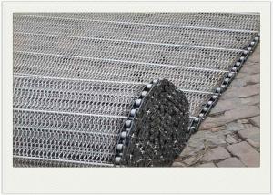 China Food Industry Wire Mesh Conveyor Belt With Smooth Traffic / Chain Link Conveyor Belt factory