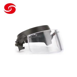 China Polycarbonate PC Anti Riot Equipment Military Bulletproof Shield factory