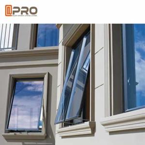 China Anti Aging Aluminium Awning Windows For Residential Building Customized Size awning window price awning glass window factory