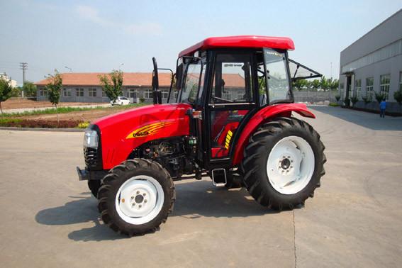 4WD 110HP Farm Small Compact Diesel Tractor Gear Drive With 4 Wheel 2195mm Wheel
