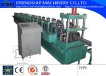 Hydraulic Mould Cutting Rack Roll Forming Machine With 4kw Main Motor Power