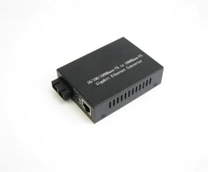 China Multimode 10 / 100 / 1000M Optical Fiber Media Converter factory