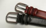 FK11631 Genuine Mens Real Leather Belts Customized With Colorful Stitching