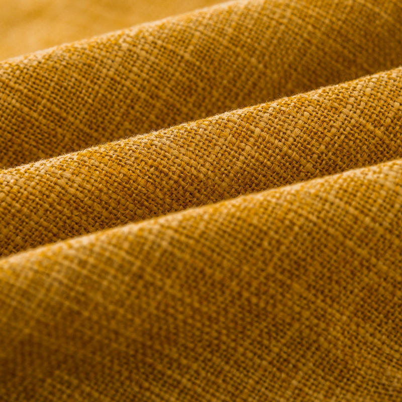 Simple Solid Colors Linen Cotton Cushion Cover for Home Pillowcases in Vintage Style