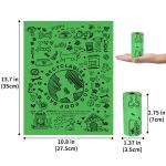 Hot Stamping PE Material Structure Pet Dog Cat Plastic Garbage Bag Degradable