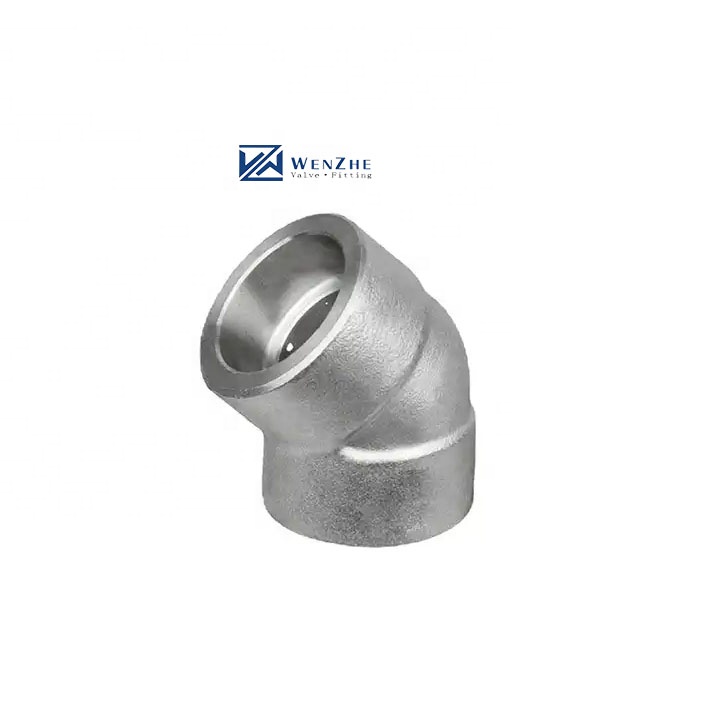 Stainless Steel 304 316 316L 45 Degree Socket Welded Elbow 3000 6000 9000