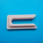 Diamond Polished Ceramic Wire Guides Components Pink Color Durable