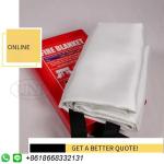 BS EN 1869 Heat Insulation 100% Fiberglass Safety Fire Blanket For Gas Station