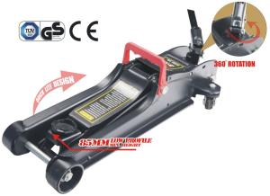 China 360 Degree Swivel Portable Low 2.5Ton Hydraulic Lifting Jack factory