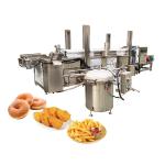 Electric Heating Continuous Conveyor Belt Potato Chips Deep Fryer with 580 KG