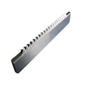 China Pillow Packing Machine Straight Serrated Zig Zag Blade factory