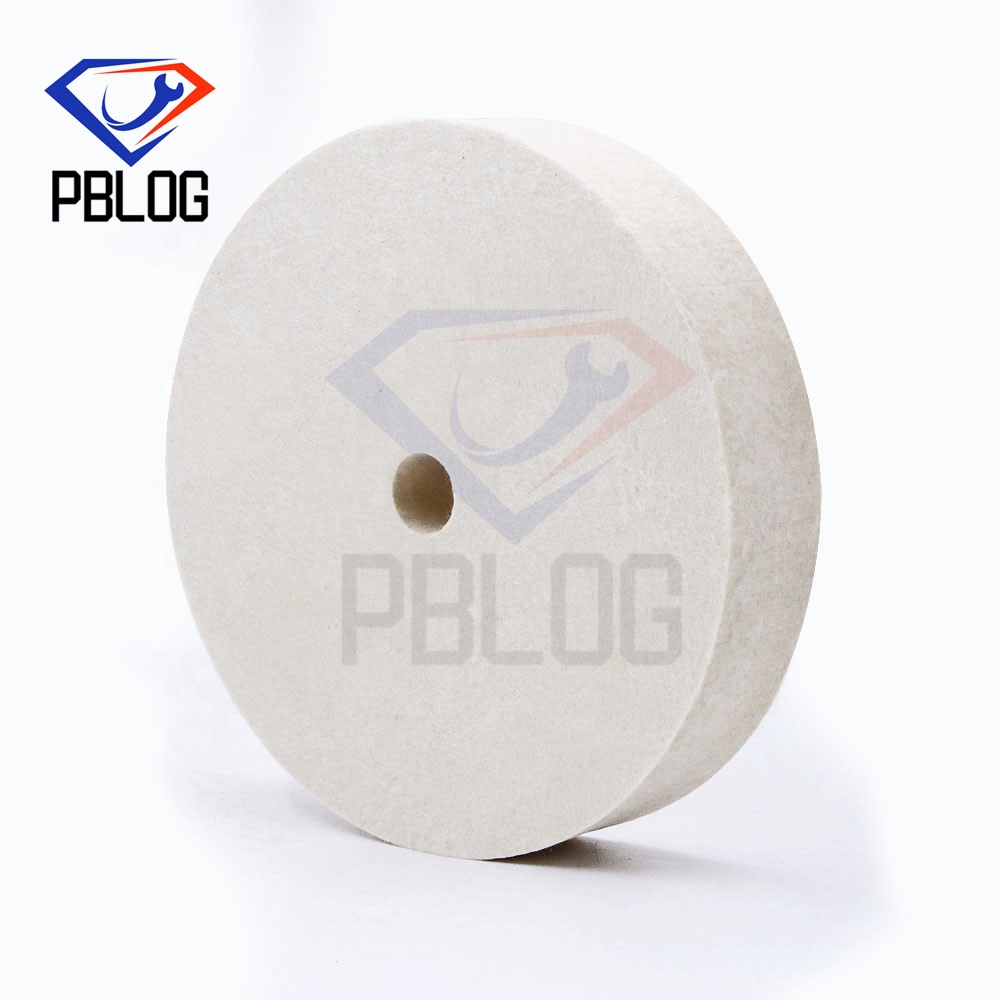 High Quality And Long Life Glass Slate Edge Polishing Wheel Pure Wool Spiral Felt