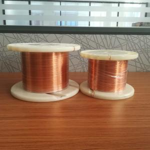China EI / AIWJ 220 Grade 1.1mm*0.9mm Rectangular Enameled Copper Wire Flat Winding Wire factory