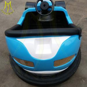 China Hansel amusement electric fiberglass battery operated bumper car factory
