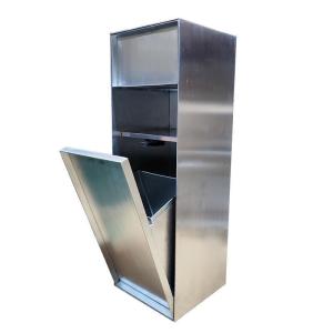 Dual Tier Metal Paper Towel Dispenser Recessed Bathroom Recessed Paper Towel Box