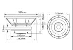 15 inch Professional coaxial speaker Monitor speaker coaxial speaker 15"