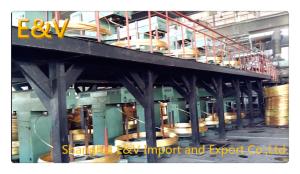 China 8mm copper rod / brass continuous casting machine No pollution factory