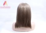 12''-26'' Accept Custom Virgin Hair Wigs , Light Brown Soft Natural Straight