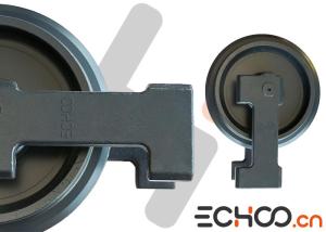 China Hardness Rail Surface PC26MR3 Front Idler Excavator With Doulble Conical Sealing factory
