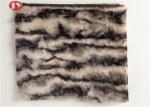 Gray Two Tone Faux Fur Fabric Sewing Costume Shag Fluffy Fur Imitation 900gsm