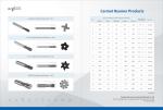 High Efficiency Cermet Solid Cutting Tools 6 Edge Insert Reamer