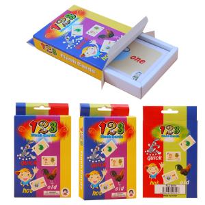 China ODM Children'S Early Educational Flash Cards Custom Design Playing Cards 300gsm factory