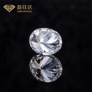 China HPHT White Color Oval Polished Loose Lab Created Diamonds For Jewelry factory