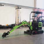 1800kg Mini Garden Excavator 4km/H Chassis Width 1100mm Green Machine Mini