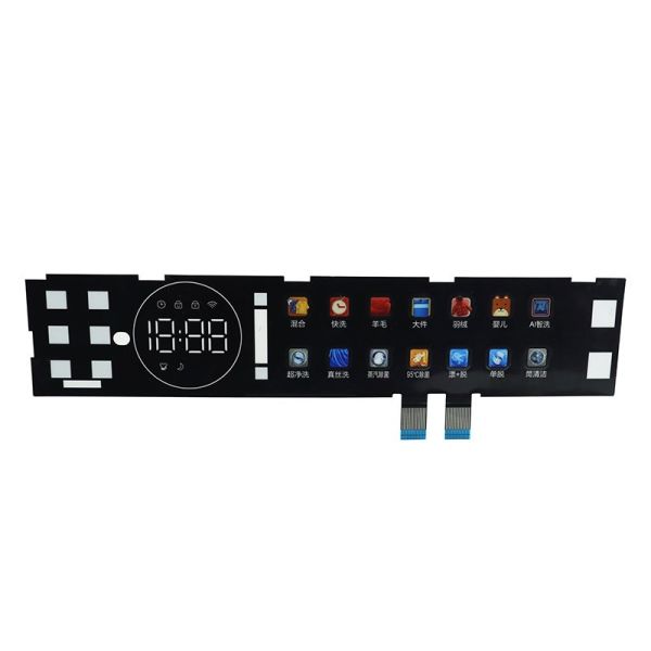 Custom Waterproof Dustproof UV Resistant Capacitive Touch Membrane Switch for Home Appliances and Industrial Equipment