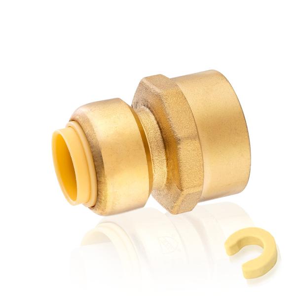 Customized 1/2-1" Hot Sale In America Market Brass Push Fit Quick Connect