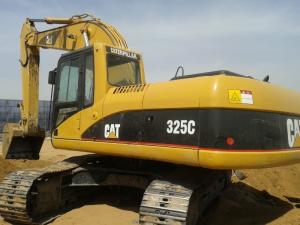 China 93% UC Used Cat Excavator 325C , Used Excavating Equipment With 1.3cbm Bucket factory