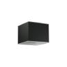 Buy cheap Cube Outdoor Solar Powered Garden Lights Matte Black Wall Light 2700K Rechargeab from wholesalers