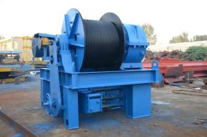 China Large Traction Industrial Electric Winch Compact Structure For Construction factory