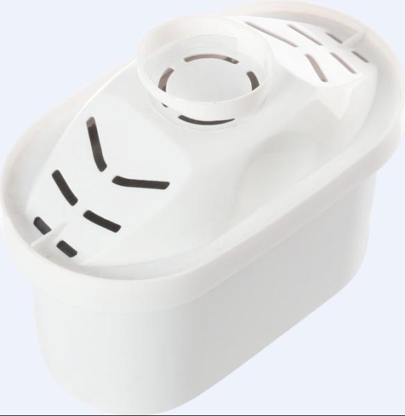 White Color Water Filtration Pitcher , Alkaline Water Pitcher PP Cartridge