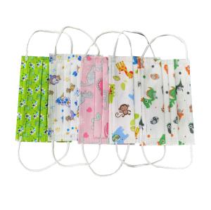 China Custom Printed 3 Layer Colour Disposable Rainbow Face Mask Protective Mask factory