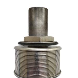 China 200​​Kg Wedge Vee Wire Slot Well Screen 6m Length Filter Nozzle Strainer factory