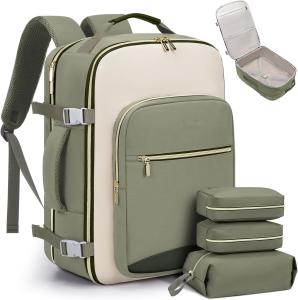 China TSA Personal Item 40L Waterproof Large Carry on Airline Approved Travel Bag with 3 Packing Cubes factory