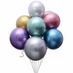 Happy Birthday Helium Party Balloons , 12 Inch Latex Metallic Balloons