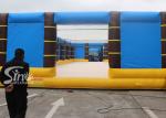 Outdoor Giant Inflatable Volleyball Court Bouncing Castle For Party Interactive