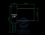 1.5m High FRP Swimming Pool Water Slide Family Blue Water Slide Anti Rust