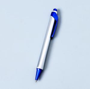 China Cheap Plastic Items Grip Ball Pen With Logo factory