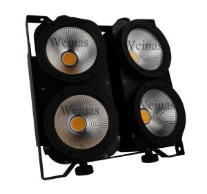 China Warm White Color Led Par Stage Lights / Par Cans Stage Lights 4PCS 100W COB LED factory