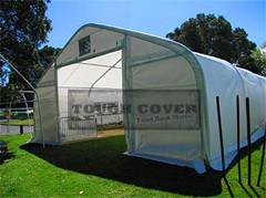 China 7.9m(26') wide, Portable Carport, Chinese Steel fabric Structures,Storage tent factory