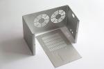 0.001 0.002mm Sheet Metal Bending Parts Silver Sandblasting Case Shell Assembly