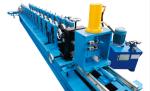 Single Chain Drive 0.7 - 1.2mm Thick Cold Roll Former Shutter Door Bottom